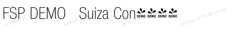 FSP DEMO   Suiza Con字体转换